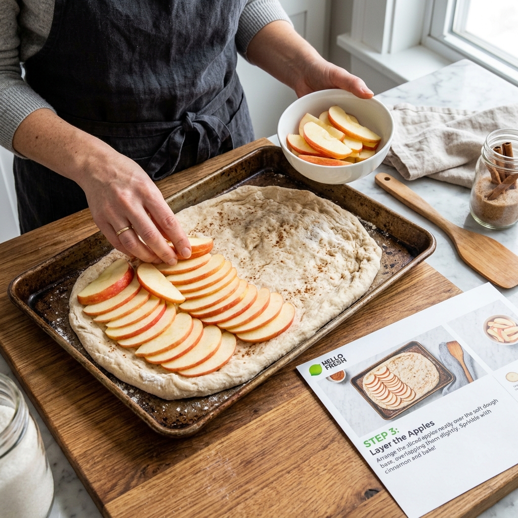 Original Klassischer Apfelkuchen vom Blech Rezept zubereitet - Klassischer Apfelkuchen vom Blech, Original Rezept, deutsche Küche, kochen, selber machen