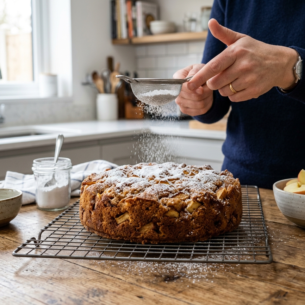Original Klassischer Apfelkuchen vom Blech Rezept zubereitet - Klassischer Apfelkuchen vom Blech, Original Rezept, deutsche Küche, kochen, selber machen