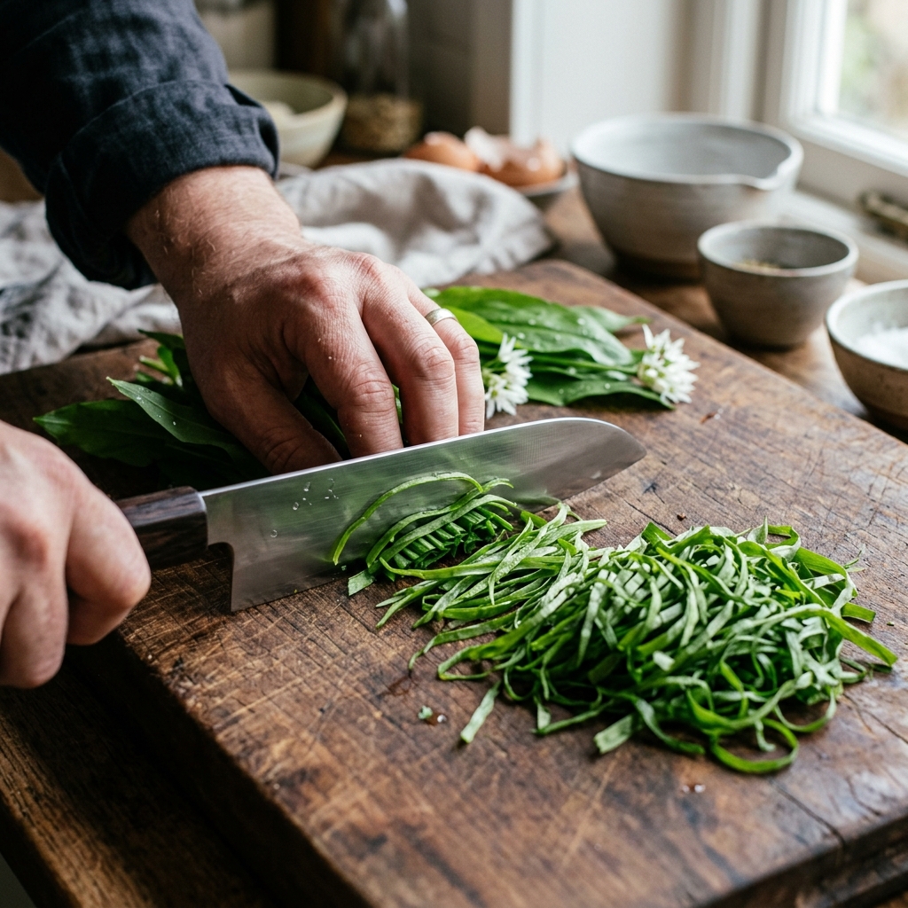 Original Bärlauchbutter selber machen Rezept zubereitet - Bärlauchbutter selber machen, Original Rezept, deutsche Küche, kochen, selber machen