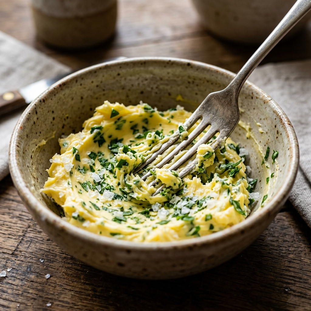 Original Bärlauchbutter selber machen Rezept zubereitet - Bärlauchbutter selber machen, Original Rezept, deutsche Küche, kochen, selber machen