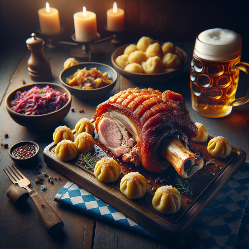 Bayerische Schweinshaxe – Knusprig und Deftig