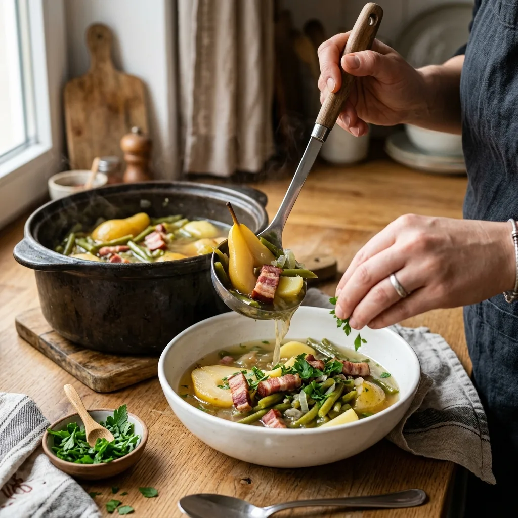 Birnen, Bohnen und Speck