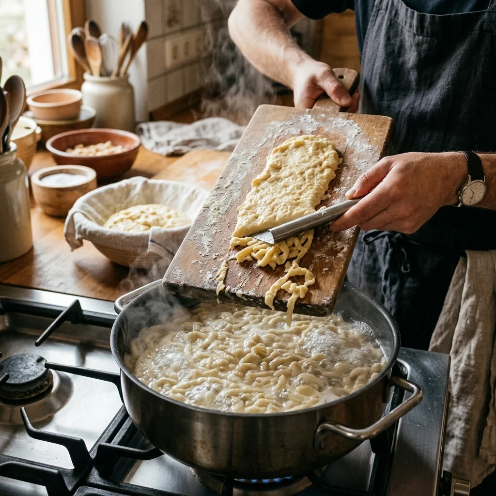 Spätzle herstellen