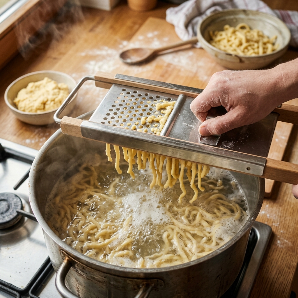 Spätzleteig zubereiten