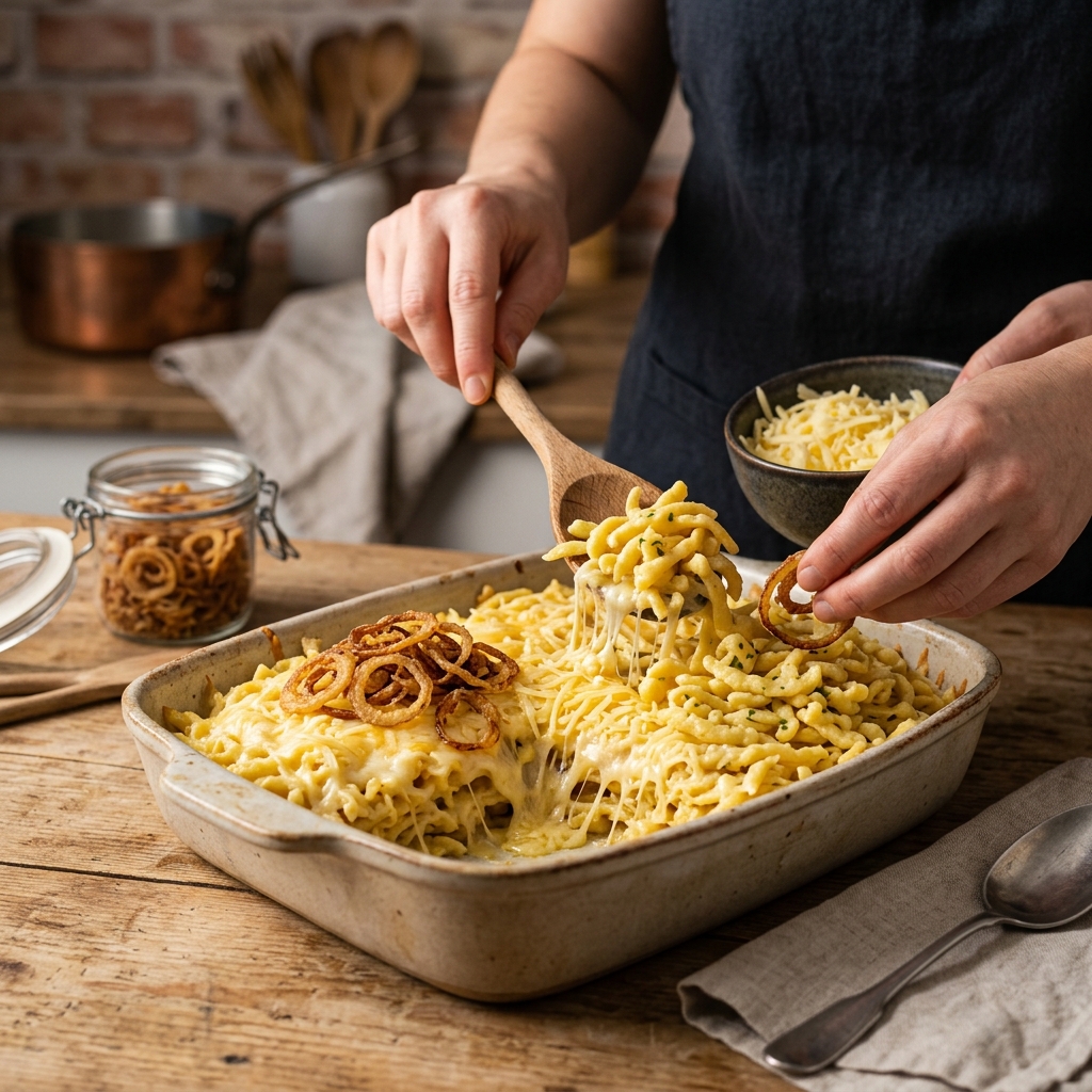 Schichten und Überbacken