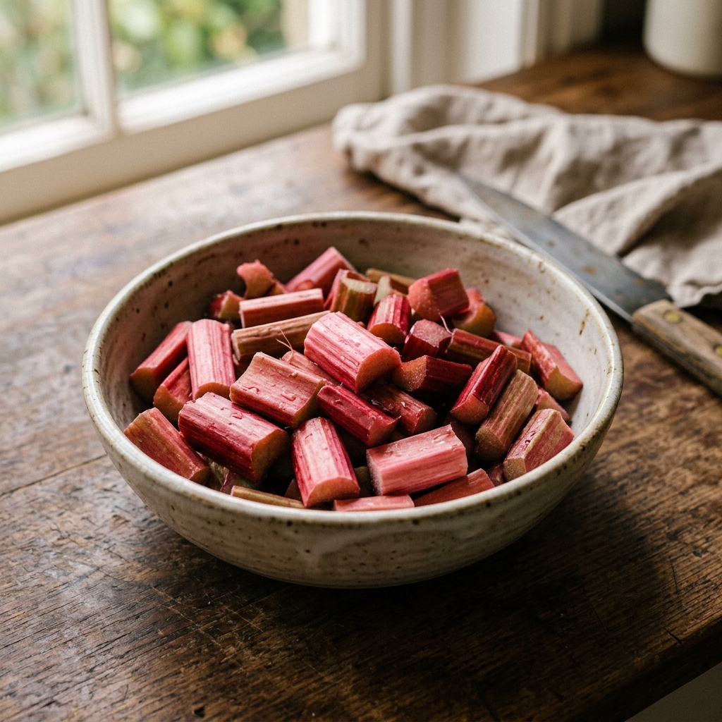 Original Rhabarber-Baiser-Kuchen Rezept zubereitet - Rhabarber-Baiser-Kuchen, Original Rezept, deutsche Küche, kochen, selber machen