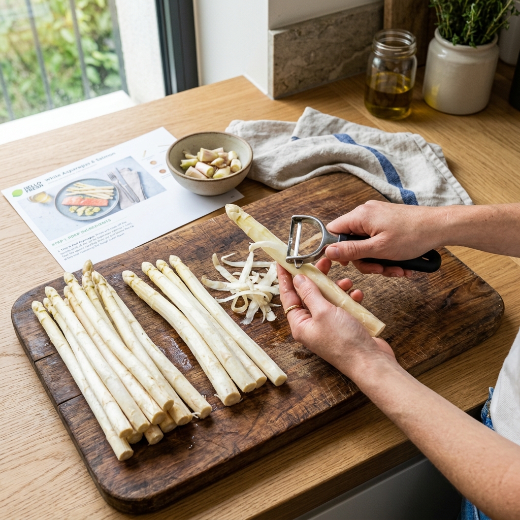 Original Spargel mit Sauce Hollandaise – Der Frühlingsklassiker Rezept zubereitet - Spargel mit Sauce Hollandaise – Der Frühlingsklassiker, Original Rezept, deutsche Küche, kochen, selber machen